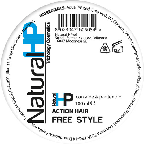 ACTION HAIR - pasta til hår - NATURAL HP